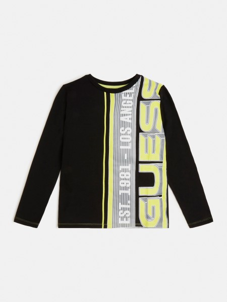 Elülső Logós Póló Fekete Tipp