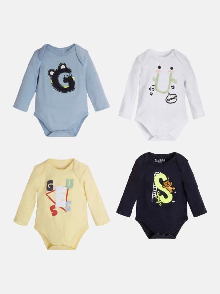 Többszínű Mintás Sejtés Pamut Test Szett