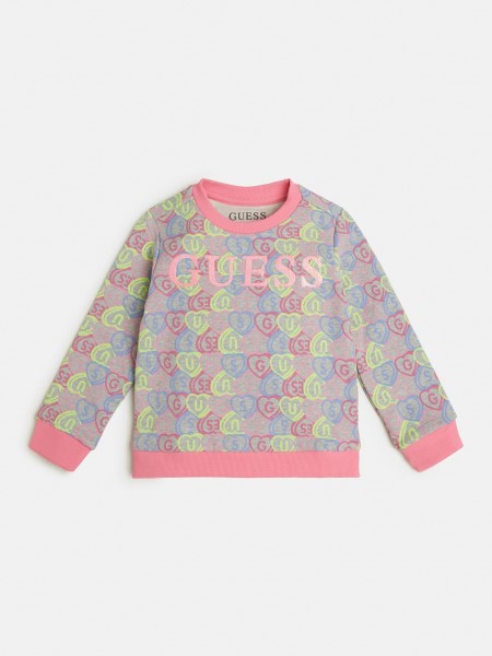 Hiszem Az Egész Nyomtatási Pulóver Többszínű Mintát