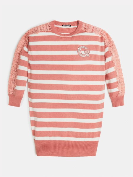 Csíkos Ruha Hiszem Több Rózsaszín