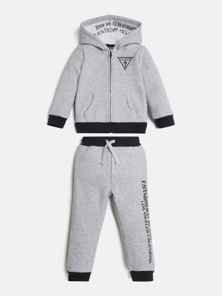 Aktív Pulóver és Nadrág Szett Guess Szürke Multi
