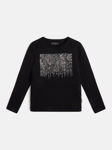 Gondolom Strassz Logós Póló Fekete