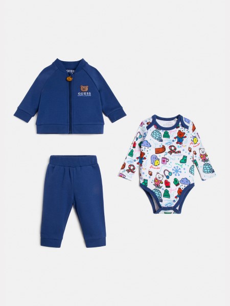 Hiszem Kék Aktív Pulóver Body Nadrág