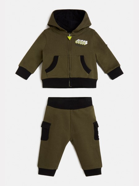 Zöld Guess Pulóver és Nadrág Szett