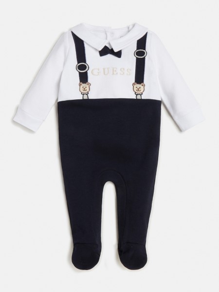 Elülső Logó Romper Fehér Tipp