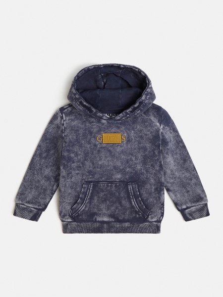 Kék Tipp Kapucnis Pulóver