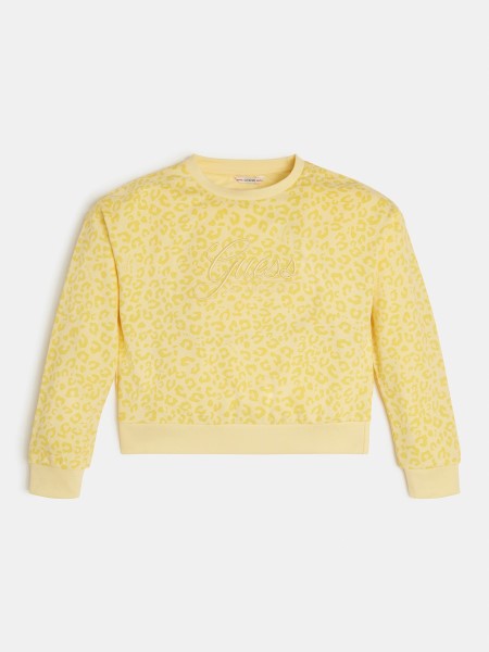 Hiszem állatosabb Pulóver Sárga
