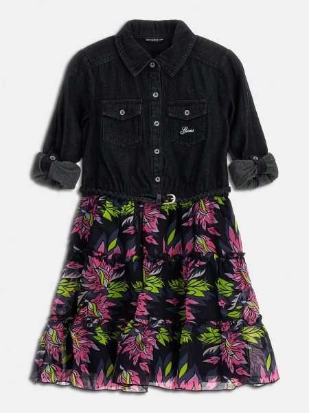 Világoskék Mindenütt Nyomtatott Ruha Találgatás