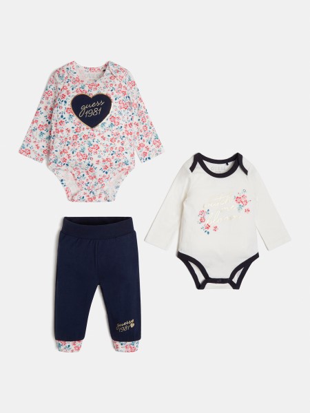 Guess Pack 2 Body és Nadrág Szett Kék Multi új Trend