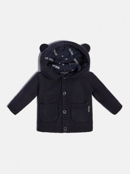 Kék Fülek Kapucnis Pulóver Hiszem