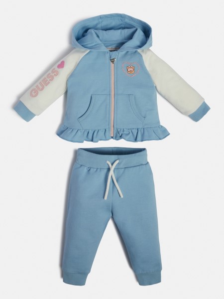 Világoskék Pulóver és Nadrág Szett Hiszem