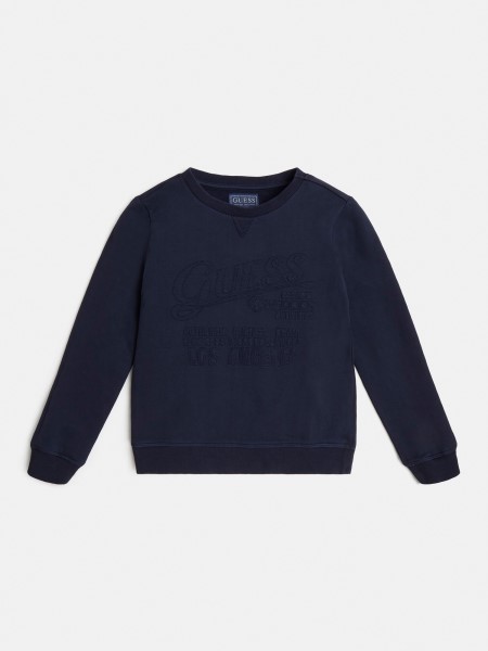 Legénységi Nyakú Pulóver Hiszem, Kék