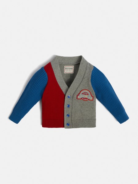 Színes Blokk Kardigán Piros Több Tipp