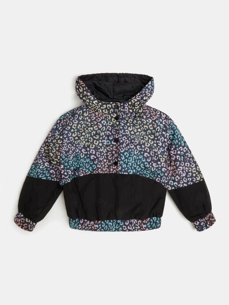 Hiszem, Fekete Több Mintás Széldzseki