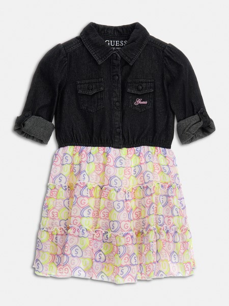 Világoskék Kitalálni Az Egész Nyomtatott Ruha