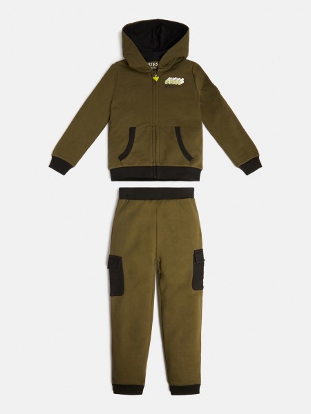 Aktív Felső és Nadrág Szett Zöld Tipp