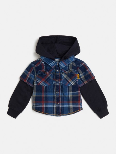 Piros Tippkockás Kapucnis Ing