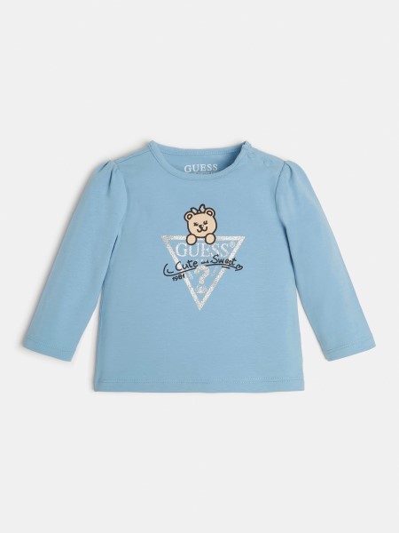 Világoskék Elülső Mintás Póló Tipp