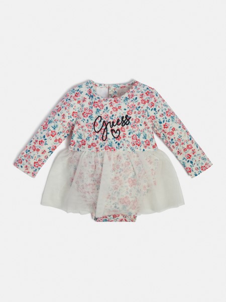 Az Egész Nyomtatott Ruha Kitalálni Virágos Fantáziát