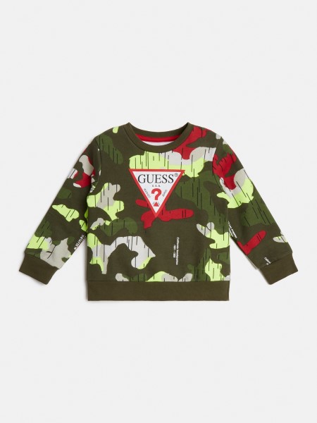 Zöld Több Tipp Az Egész Nyomott Pulóver