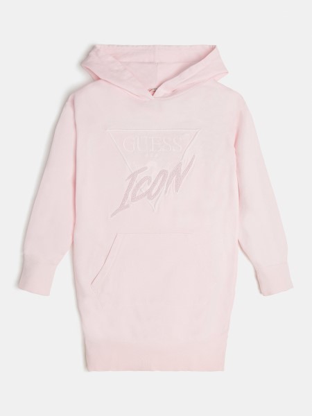 Rózsaszín Tipp Kapucnis Ruha