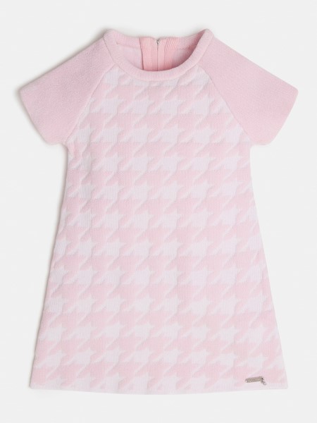 Hiszem Rózsaszín Vadászfogú Ruha