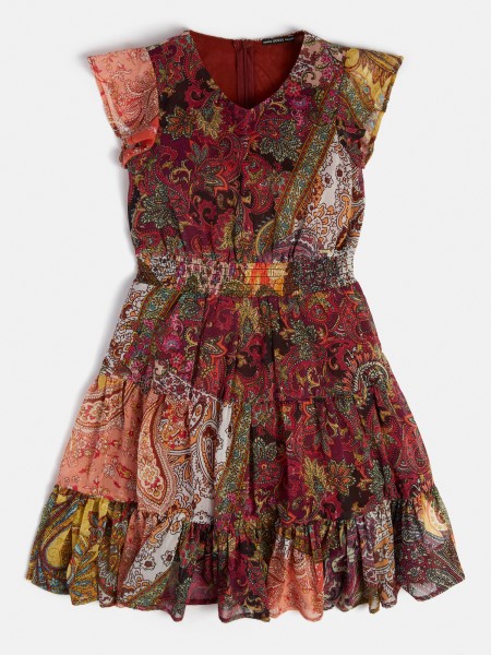 Piros Hiszem Az Egész Nyomtatott Ruha