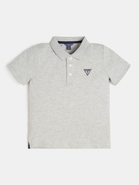 Világosszürke Guess Piquet Rövid Ujjú Póló