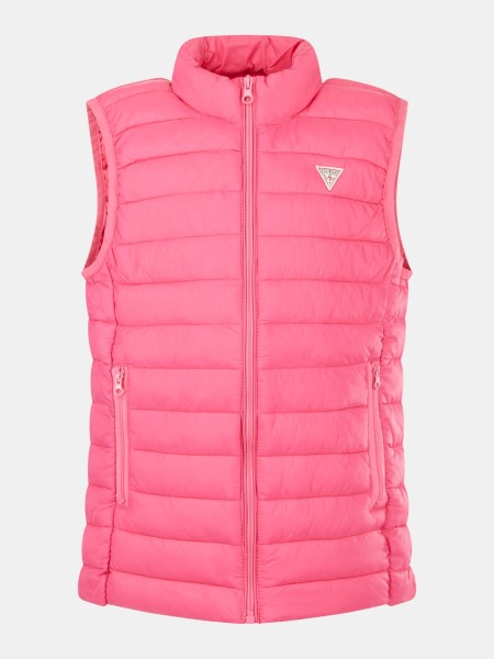 Rózsaszín Guess Ujjatlan Bélelt Kabát