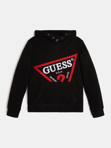 Elülső Logós Pulóver Fekete Tippelj új Trendet