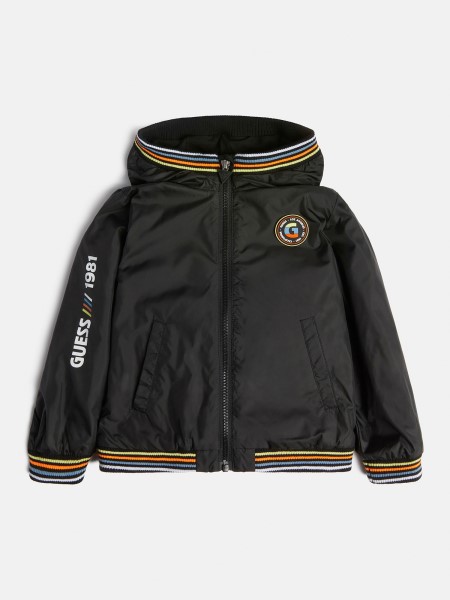 Fekete Guess Oldalán Logós Széldzseki