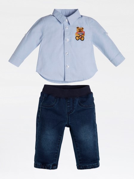 Hiszem Világoskék Ing és Nadrág Szett