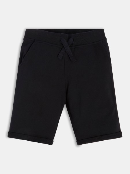 Fekete Tipp Hátul Logó Aktív Rövid