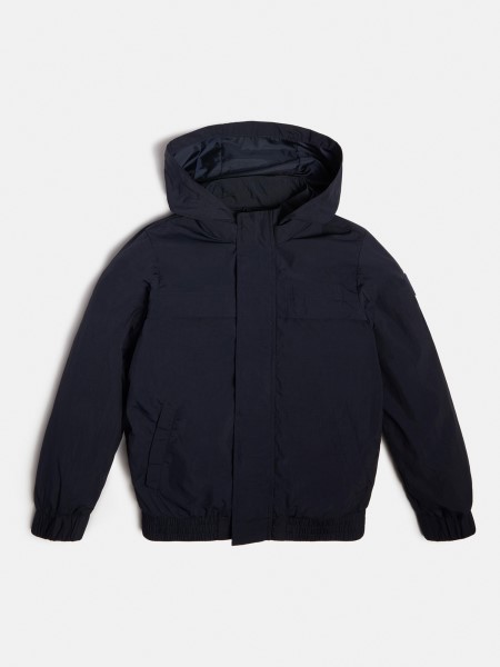 Kék Guess Széldzseki Kapucnival