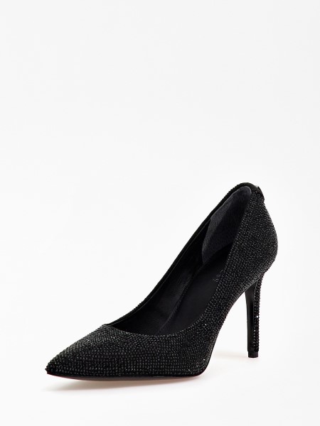 Piera Strasszkő Udvari Cipő Fekete Hiszem