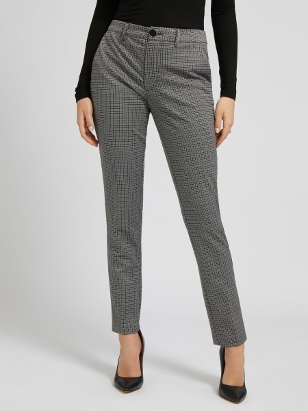Gondolom Lurex Houndstooth Nadrág Szürke