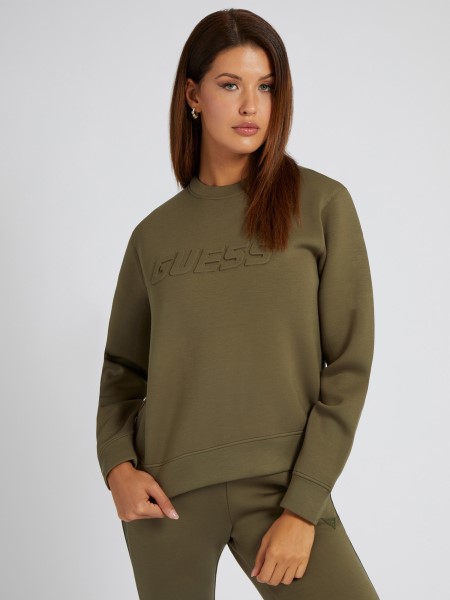 Hiszem, Zöld Elülső Logós Pulóver