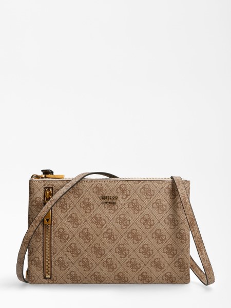 Naya 4g Logós Mini Crossbody Táska Barna Tipp