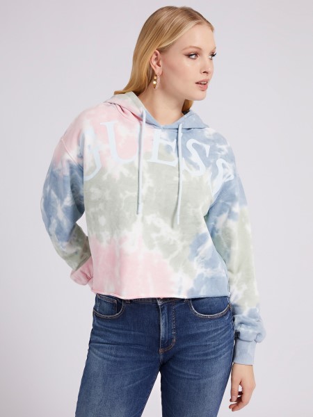 Többszínű Mintás Kitalálni Nyakkendős Pulóver