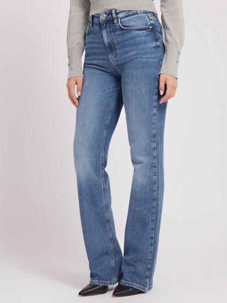 Egyenes Farmer Nadrág Tipp Kék