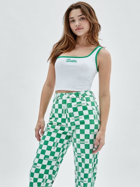 Hiszem, Az Egyik Vállpántos Felső Fehér