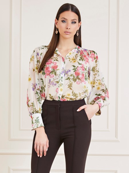 Marciano Mindenhol Nyomtatott Blúz Virágos Fantázia Tipp