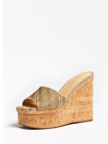 Catiae 4g Logó ék öszvér Hiszem Bézs