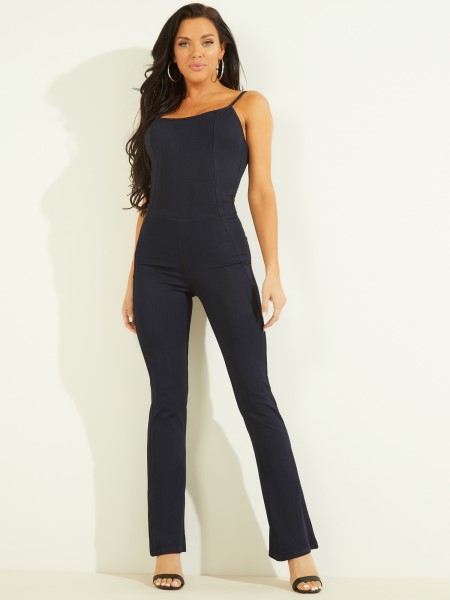 Hiszem, Kék Skinny Fit Farmer Jumpsuit