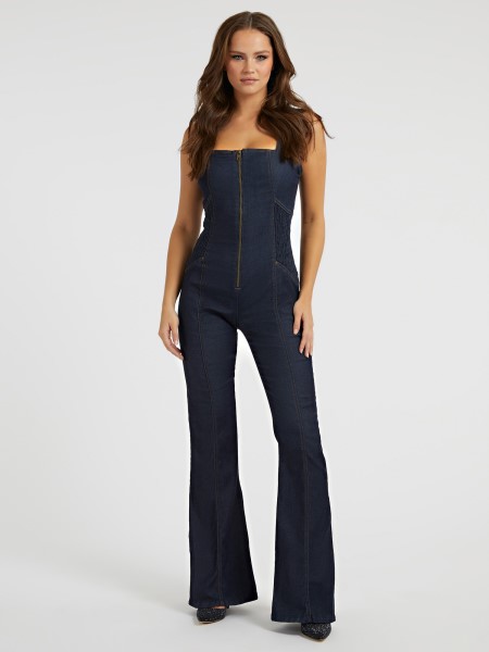 Hiszem Bootcut Farmer Jumpsuit Sötétkék