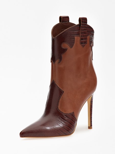 Hiszem Bézs Valódi Bőr Breann Bokacsizma