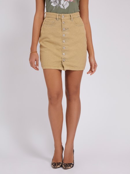 Az Egész Logó Farmer Szoknya Hiszem Sárga