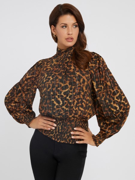 Virágos Fantázia Tipp Az Egész Nyomtatott Felső