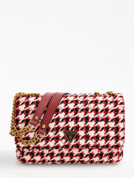 Feleslegesen Tweed Crossbody Bag Hiszem Fekete