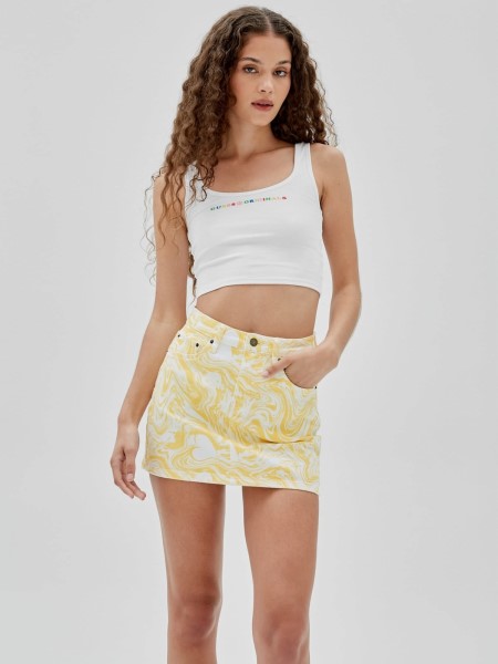 Hiszem Első Logós Tank Felső Fehér